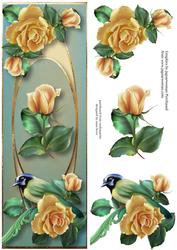 Beautiful Yellow Roses Large Dl