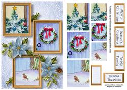 The Christmas Cottage Door Frame Trio