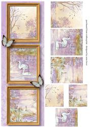 Swan Lake Frame Trio Large Dl