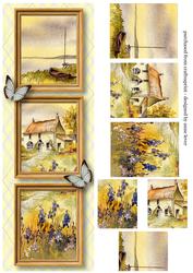 Seaside Cottage Frame Trio Large Dl