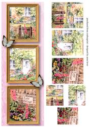 Rose Cottage Frame Trio Large Dl