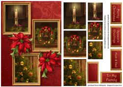 A Christmas Evening Frame Trio