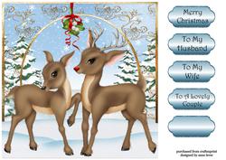 The Christmas Reindeer Couple