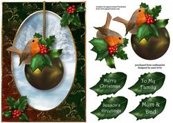 Robin & Holly Christmas