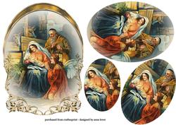 The Nativity Arched Stacker Topper