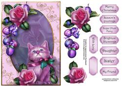 Christmas Rose Kitten