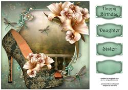 Stunning Shoes with Lilies
