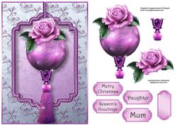 Silver & Lilac Christmas Joy