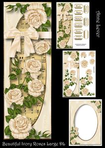 Beautiful Ivory Roses Large Dl