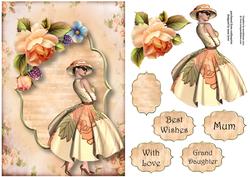 Ladies Day with Peach Roses