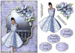 Ladies Day with Blue Roses