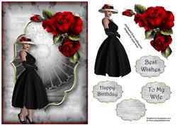 Ladies Day with Red Roses