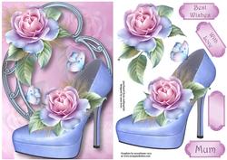 Fabulous Shoe & Pastel Roses