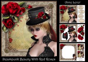 Steampunk Beauty & Red Roses Mini Kit
