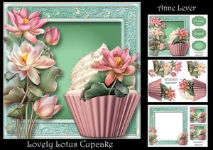 Lovely Lotus Cupcake Mini Kit