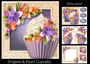 Origami & Pearl Cupcake Mini Kit