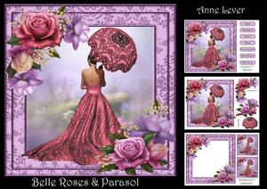 Belle Roses & Parasol Mini Kit