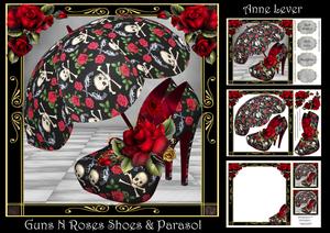 Guns N Roses Shoes & Parasol Mini Kit