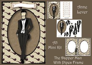 The Dapper Man with Pipes Frame Mini Kit