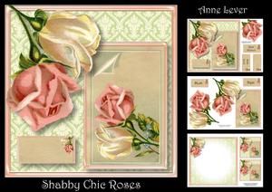 Shabby Chic Roses Mini Kit