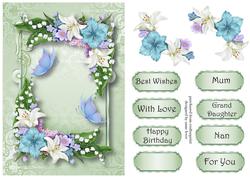 Lovely Lilies & Butterflies A5