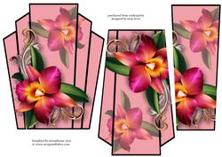 Art Deco Stacker Topper - Pink Orchid