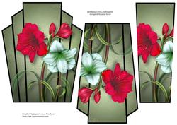 Art Deco Stacker Topper - Amarylis