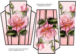 Art Deco Stacker Topper - Edwardian Roses