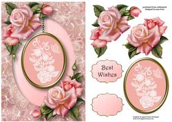 Lace Flowers Pendant & Edwardian Roses
