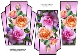 Art Deco Stacker Topper - Spring Roses