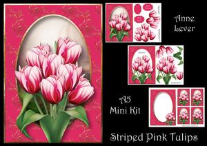 Striped Pink Tulips Mini Kit