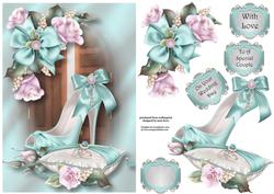 The Wedding Shoe in Muted Blues