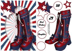 Beautiful Boots - Stunning Stars A5