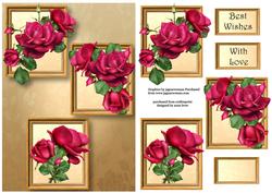 Celebration Roses Frame Trio