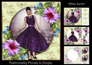 Fashionably Florale in Purple