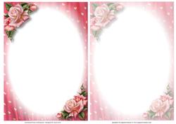 Pink Hearts Dress & Pretty Pink Roses Inserts