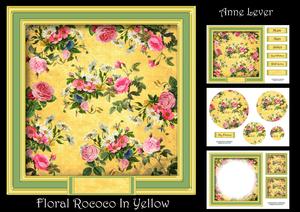 Floral Rococo in Yellow Mini Kit