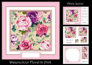 Watercolour Floral in Pink Mini Kit