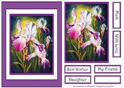 Gorgeous Watercolour Iris