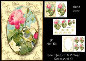 Beautiful Bird & Vintage Roses Mini Kit