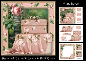 Beautiful Keepsake Boxes & Pink Roses