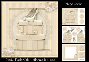 Pastel Paris Chic Hatboxes & Shoes