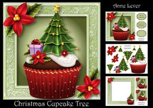 Christmas Cupcake - Tree