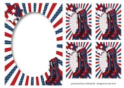 Beautiful Boots Stunning Stars A5 - Insert