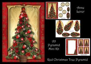 Red Christmas Tree Pyramid Mini Kit