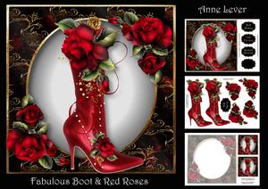 Fabulous Boot & Red Roses
