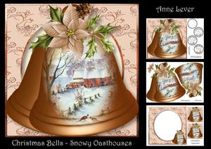 Christmas Bells - Snowy Oasthouses