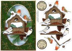 Snowy Christmas Birdhouse