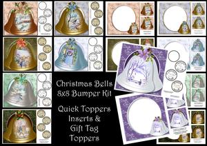 Christmas Bells Bumper Kit (8x8 Toppers & Inserts)