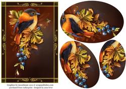 Beautiful Framed Autumn Elegance with Pyramage